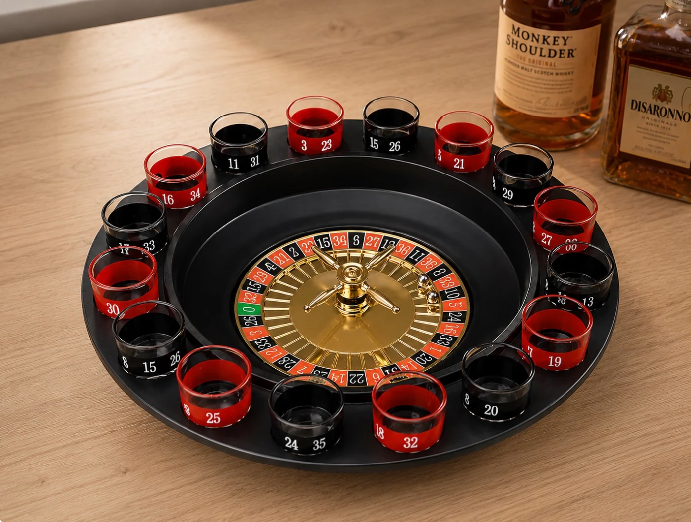 THE TIPSY ROULETTE WHEEL®